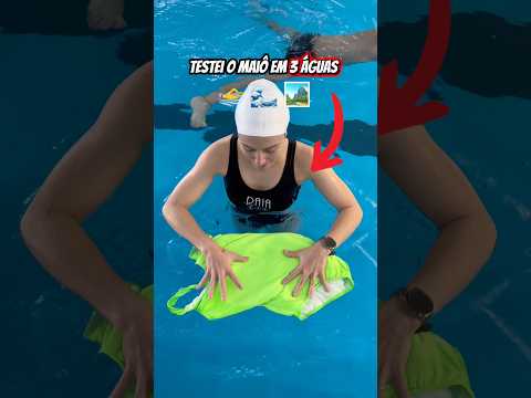 Piscina, Mar ou Lago?! Onde o maiô SOME? 😱 #shorts #curiosidades