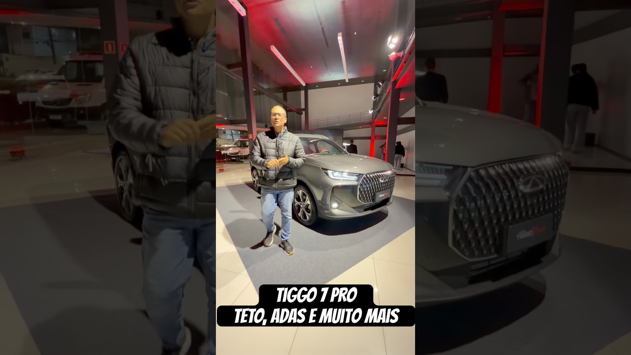 TIGGO 7 PRO é a mais completa com teto, ADAS 2+, luz interna, câmera 540 e novidades no visual
