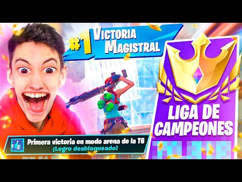 MI PRIMERA VICTORIA en MODO ARENA en la TEMPORADA 6 de FORTNITE