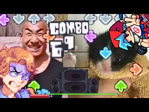 FNF Week 6 Senpai BUT its OUTRAGED Man VS TOWEL Kitten! (Friday Night Funkin' Custom Week Edit)