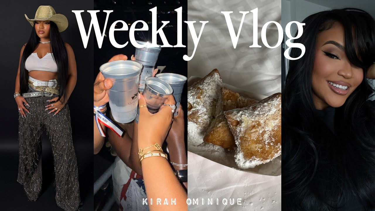 weekly vlog: I can't live like this anymore + new hair + Cowboy Carter Tour w/ Beyonce + girls night