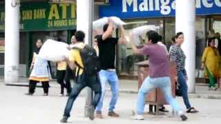 preview picture of video 'Surprise Pillow Fight Prank'