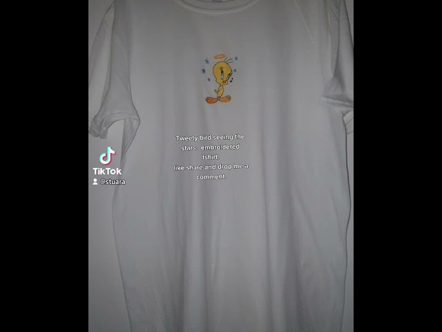 Vídeo relacionado con ELLU Looney Tunes Tweetie Pie Parche Bordado Insignia Plancha para Coser Ropa Camiseta Bolsa