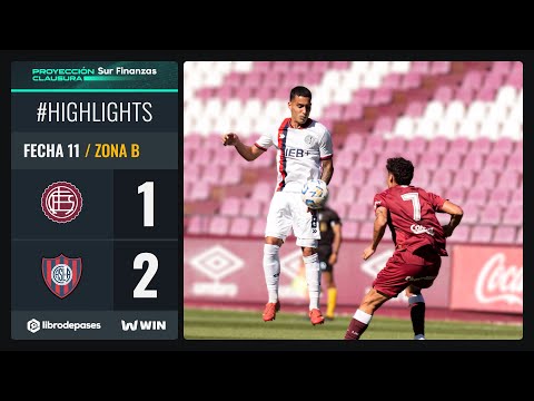 LANÚS 1 - 2 SAN LORENZO I Resumen del partido I #TorneoProyección Sur Finanzas Clausura