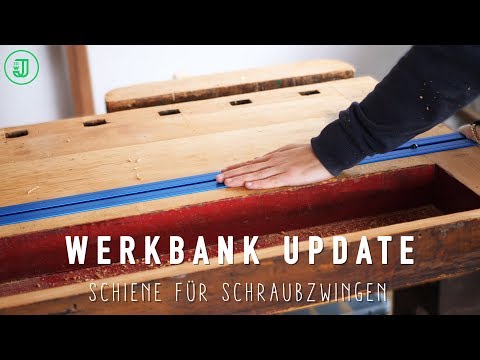 Werkbank Update: Ich fräse Schienen in meine Hobelbank | Jonas Winkler