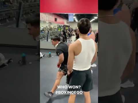 Gym Fight: Guy Swing & Miss (Never Turn Your Back On Opponent)