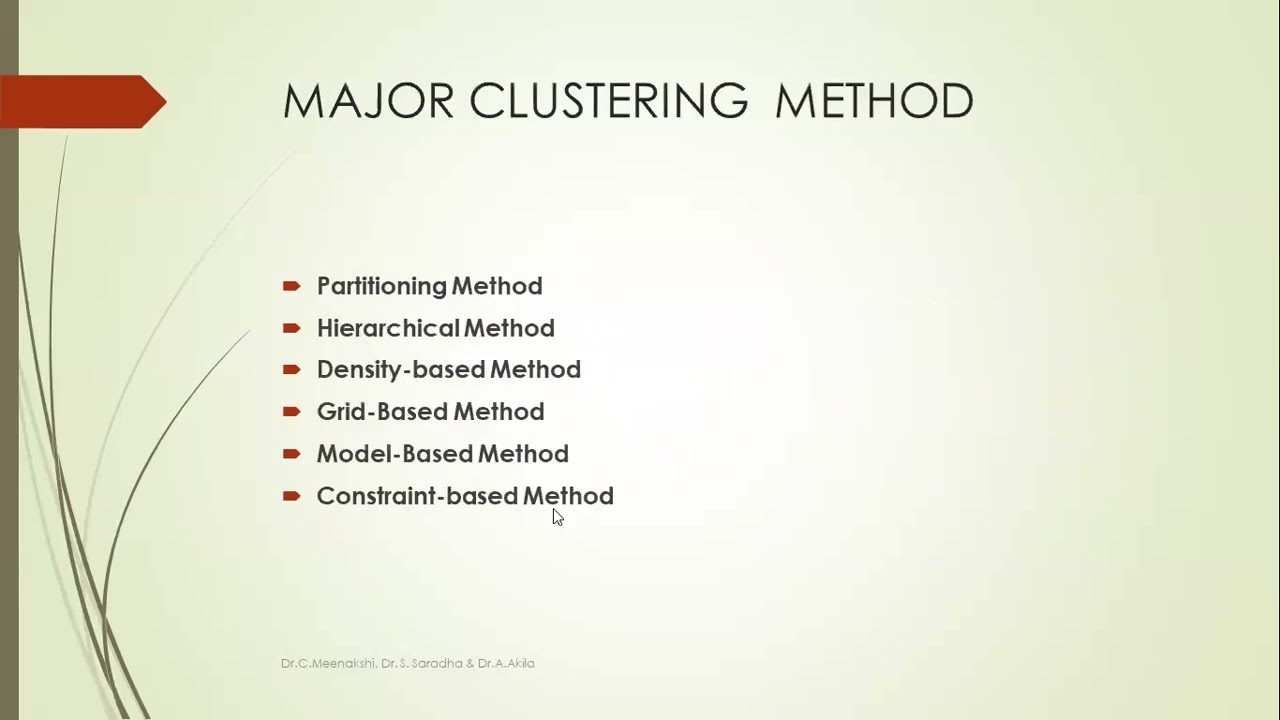 DATA MINING & DATA WAREHOUSING- BLOCK 5- CLUSTERING