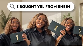 SHEIN SELLS YSL? LETS UNBOX AND COMPARE! IS IT AUTHENTIC?