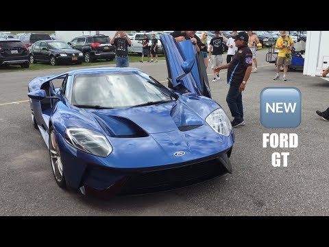 The NEW FORD GT STREET VERSION arrives in the MOSPORT Paddock.