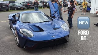 The NEW FORD GT STREET VERSION arrives in the MOSPORT Paddock.