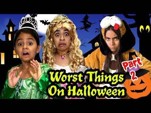 Worst Things Halloween Part 2 - Comedy Humor - Halloween Entertainment Spoof 2017 // GEM Sisters