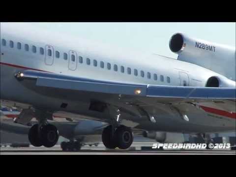 Boeing 727 Tribute Video From Los Angeles International Airport in HD