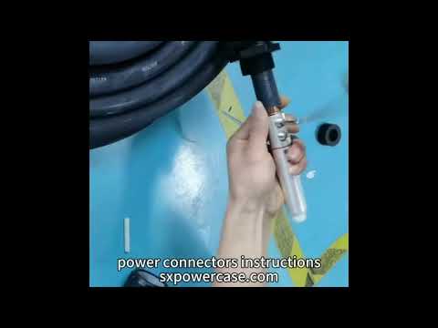 how to fixing the 400A 660A powerlock connectors？