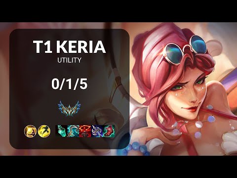 T1 Keria Ashe vs Nautilus UTILITY - KR  Patch 13.16