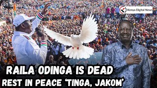 LIVE: BREAKING NEWS! Raila Odinga Dies at 80 || Rest in Peace 'Baba, Tinga, Jakom and Thuon'