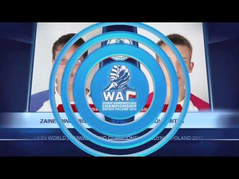 Junior Disabled 80kg man left hand final   Worlds 2013