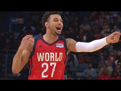 NBA All-Star Rising Stars Challenge 2017 World vs USA! Jamal Murray MVP
