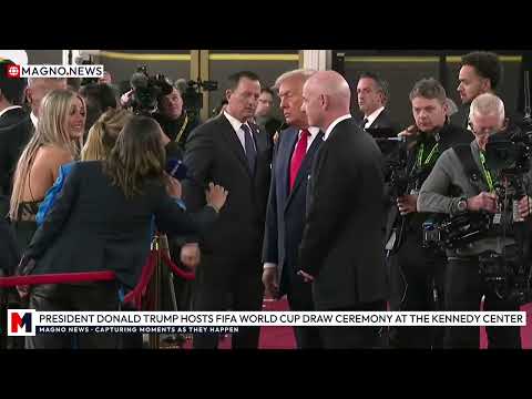 🇺🇸 Peace President Donald Trump Hosts ⚽️ FIFA World Cup Draw Ceremony at The Kennedy Center [LIVE]