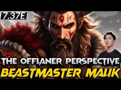 Malik - Beastmaster The Hard Carry : Team Spirit vs Nigma Galaxy - Dota 2 pro Full Gameplay 7.37E
