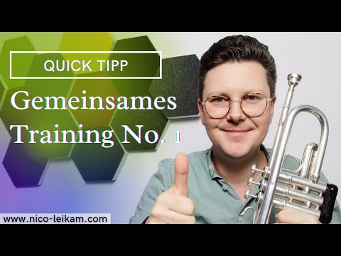 Trumpet Training No. 1 | we practice together | Second Study by Clark | playing the trumpet 🎺