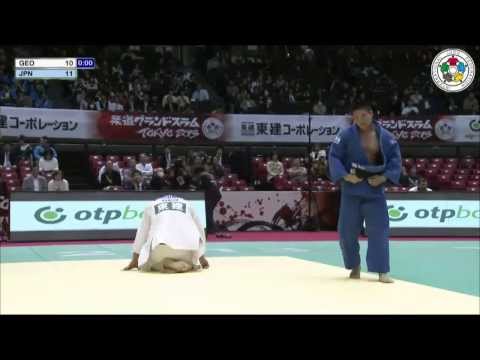 Judo Grand Slam Tokyo 2013: Varlam LIPARTELIANI (GEO) - Masyu BEIKER (JPN) Semi Final [-90kg]
