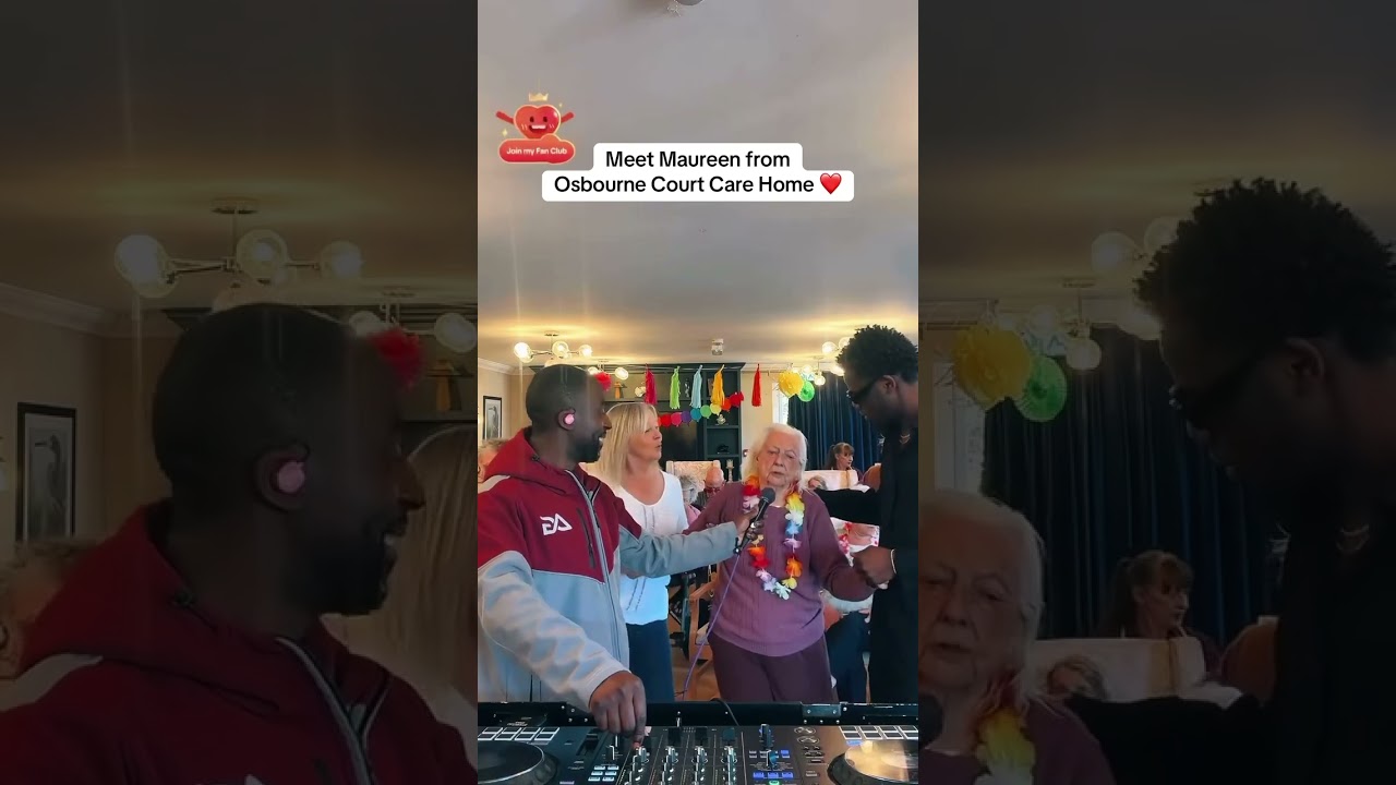 Meet Maureen from Osborne Court Care Home ❤️ #djagonline #teamag #ukdj #tiktokdj #active AG Fest