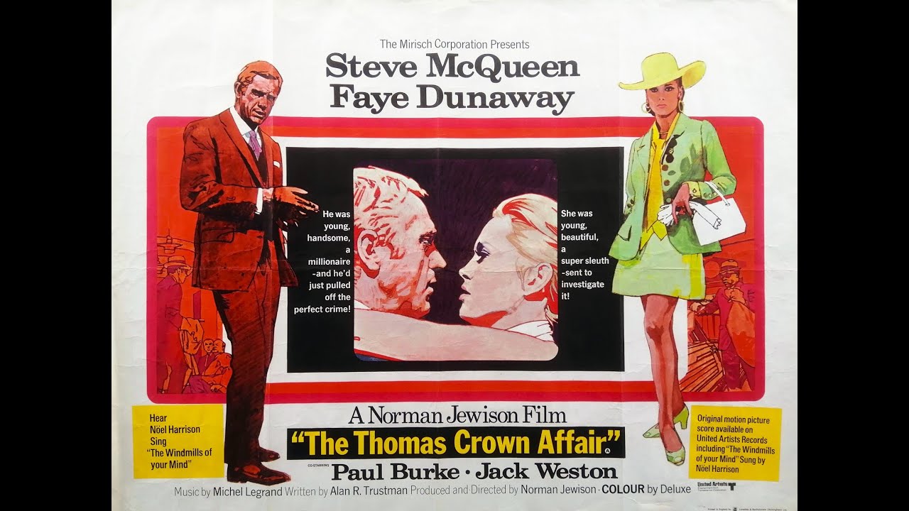 '' the thomas crown affair '' - official trailer 1968. - YouTube