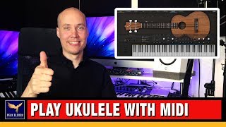 Video thumbnail for Play Ukulele with MIDI: Ample Ethno Ukulele VST Plugin Review by Mikael Baggström