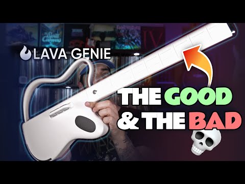 Lava Genie 2025 Smart Guitar / Sampler - White image 11