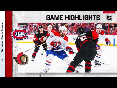 Canadiens @ Senators 1/28 | NHL Highlights 2023