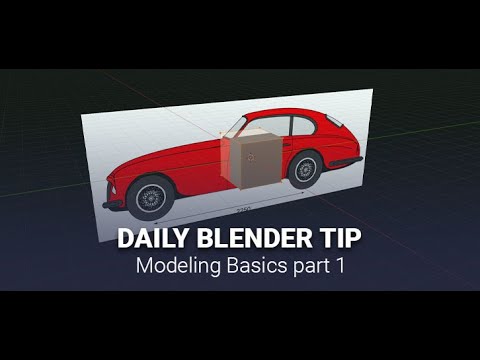 Daily Blender Secrets - Car Modeling Basics part 1 - Reference