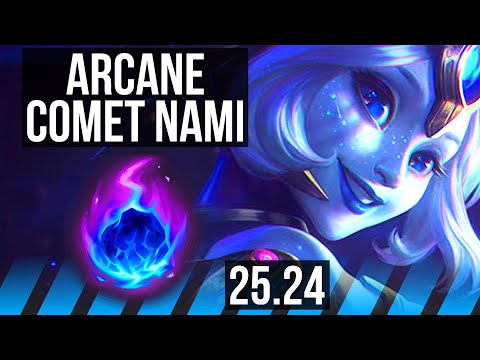NAMI vs SYNDRA (MID) | Arcane Comet, 21K damage | EUNE Grandmaster | 25.24