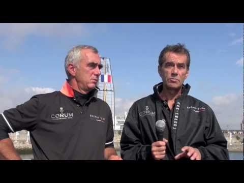 Loïck and Bruno Peyron / Plymouth interview (ENG)