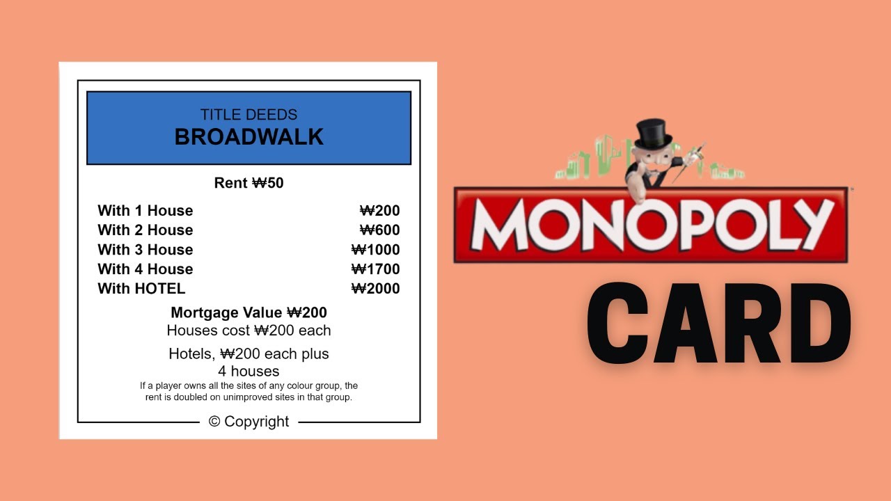 Monopoly Property Card | Ideas | HTML & CSS
