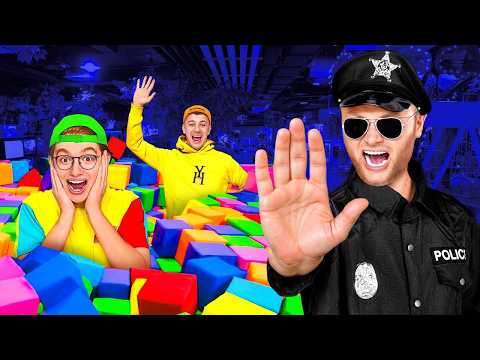 24 ΩΡΕΣ ΣΕ ΠΑΙΔΟΤΟΠΟ! * Μείναμε Κρυφά Μέσα *