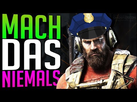 17 DINGE DIE GHOST RECON BREAKPOINT SPIELER NIE TUN SOLLTEN