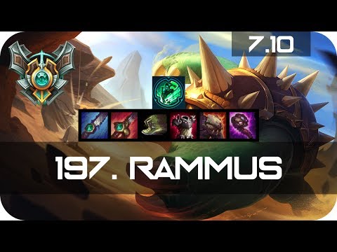 Master Rammus Jungle vs Jayce Season 7 s7 Patch 7.10 2017 Gameplay Guide Build Normals