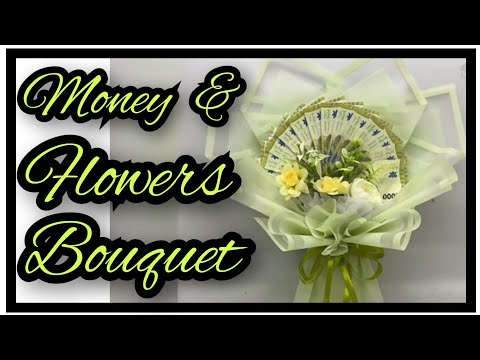 How to make a money and flowers boqueat #nipucraft #diy #craft