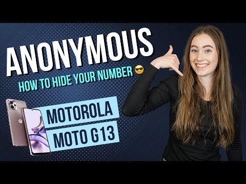 Motorola moto g13 - How to hide your Phone number • 📱 • 👤 • 📞 • Tutorial