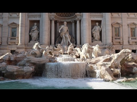 Roma, Itália: Fonte de Trevi - verão de 2019