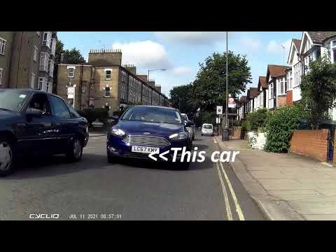 Impatient driver - close pass LC67KMV