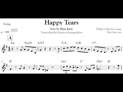 Happy Tears - Bert Joris transcription