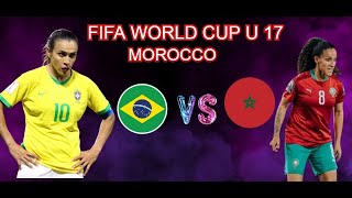 منتخب الوطني للنساء يواجه منتخب البرازيل في كأس العالم تحت 17 سنة