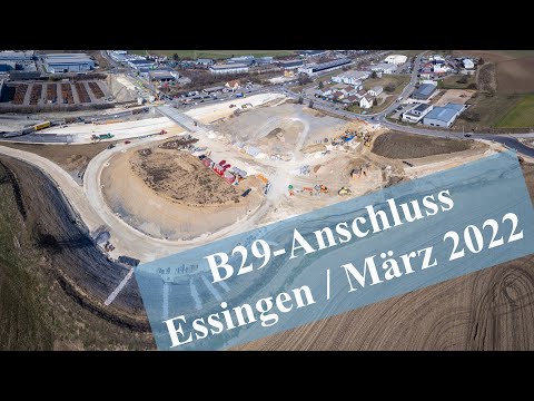 Baustellen-Video-Update B29 Anschluß Essingen