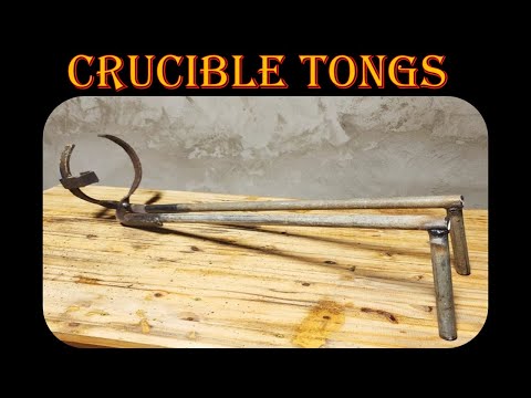 DIY Crucible Tongs for Metal Melting Hobby - 2 in 1 Lifting & Pouring
