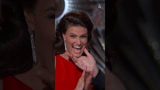 Idina "Adele Dazeem" Menzel &amp; John "Glom Gazingo" Travolta at the Oscars