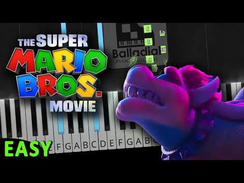 Peaches - The Super Mario Bros. Movie | EASY Piano Tutorial