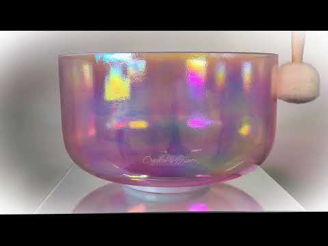 Violet Flame Aura Crystal Tones® Alchemy Crystal Singing Bowl 12" A-25