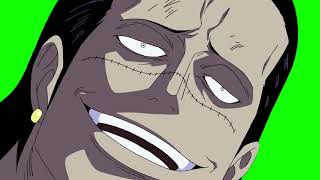 One Piece Crocodile "it's been a while" green screen