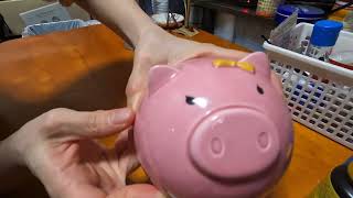 五十円玉貯金を数えるだけのの動画